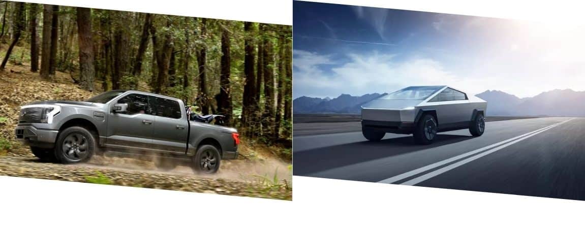 2022 Ford F-150 Lightning VS Tesla Cybertruck