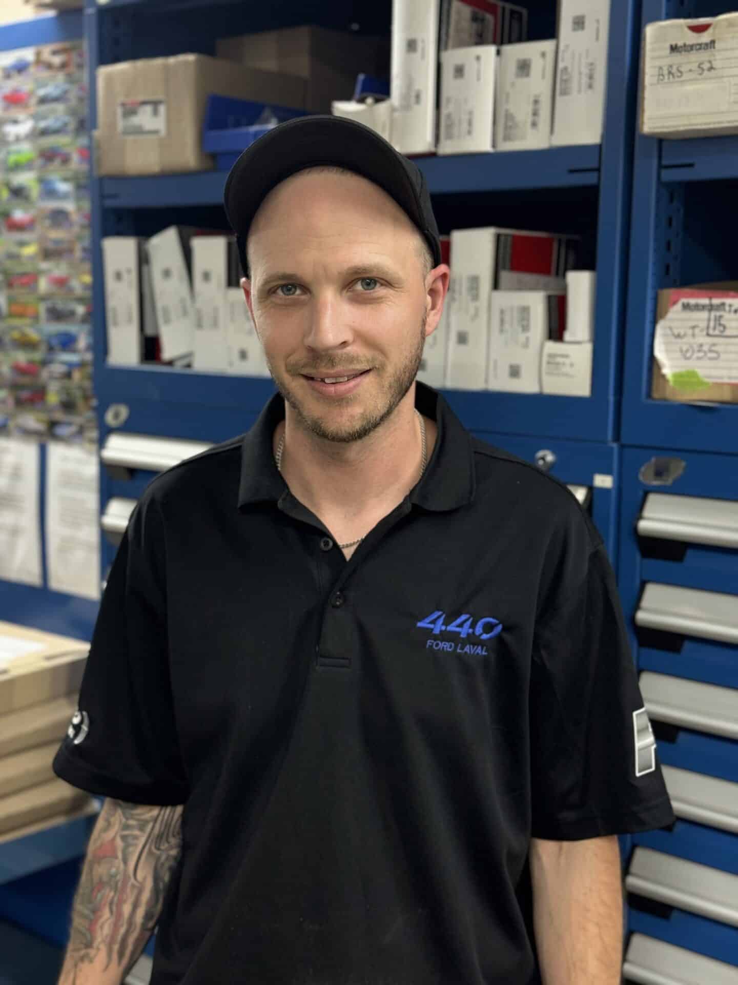 Maxime Leprohon Workshop parts clerk